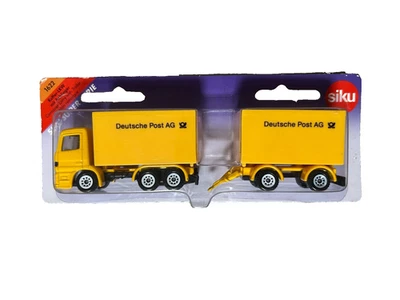 Siku Super  1622 Koffer-LKW mit Anhänger    "Deutsche Post AG" - Bild 1 von 4
