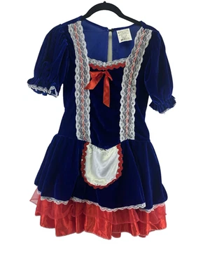 Disfraz Rubíes Muñeca Trapo Vestido Azul Rojo Corto Tul Mujer Grande Foto 1 de 4