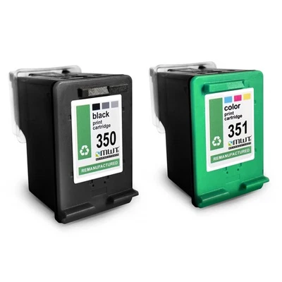 2x MWT ECO Tinte 1+1 f�r HP Photosmart D-5368 C-5290 C-5275 C-4280 C-4435 C-5250 - Bild 1 von 3