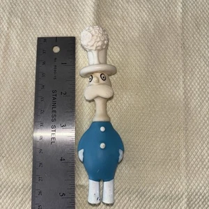Dr Suess Solla Sollew Portiere Gomma PVC Figura 5" Blu Bianco Giocattolo 3477 - Foto 1 di 3