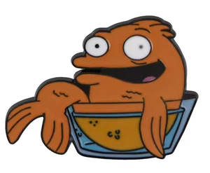 KLAUS American Dad enamel pin - cartoon brooch lapel funny cute - FREE SHIPPING - Picture 1 of 2