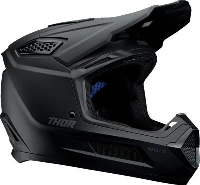 Thor Fleet Off-Road Moto Helmet Blackout Large Foto 1 de 4
