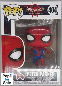 404 Peter Parker - Marvel Spiderman Into the Spiderverse Funko POP - Foto 1 di 1