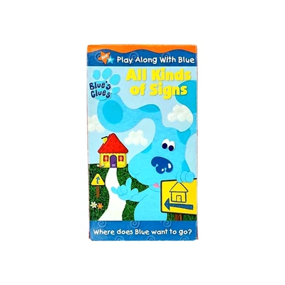 Blues Clues - All Kinds of Signs (VHS, 2001) - Image 1 of 3