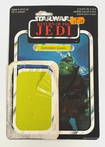 Reverso de tarjeta vintage Palitoy Star Wars - 1983 - ROTJ 65C - Guardia Gamorreana - Imagen 1 de 2