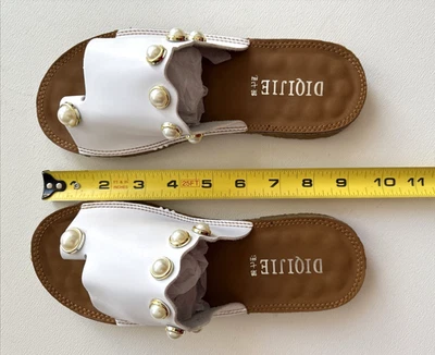 Sandalias planas abatibles de verano para mujer Foto 1 de 2