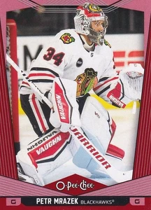 2024-25 O-Pee-Chee Red - Petr Mrazek #204 - Blackhawks - Picture 1 of 2