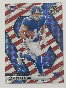 Cam Skattebo 2025 Panini Mosaic Football #305 Rookie Red & White Stripe Prizm RC - Picture 1 of 5