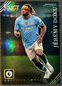 2024-25 Select Premier League EPL Jeremy Doku SSP Artistic Impressions Case Hit - Picture 1 of 3