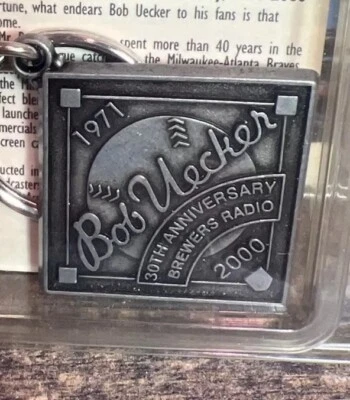 Bob Uecker Collectible Keychain And Card - Image 1 of 2