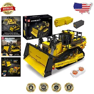 Interactive 1508-Piece App-Controlled RC Bulldozer - Ideal Gift for Builders - Picture 1 of 10