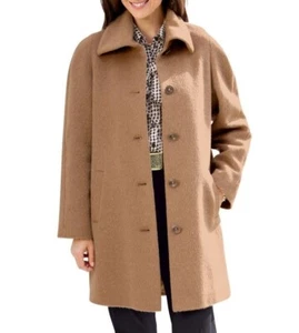 MARKEN KURZ MOHAIR MANTEL CAMEL GR. 44  0717731778 - Picture 1 of 4