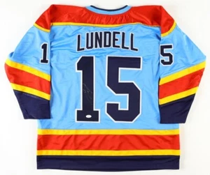 ANTON LUNDELL FLORIDA PANTHERS SIGNED CUSTOM JERSEY JSA WITNESS COA - Picture 1 of 7