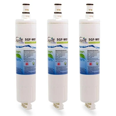 SGF-W01 Compatible Refrigerator Water Filter for 4396510, AFF5,EDR5RXD1 (3 Pack) - Image 1 of 4