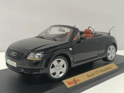 Audi TT 1.8 Turbo Quattro 8N 2003 Black Nero - Maisto 1:18 Usato No box - Immagine 1 di 4