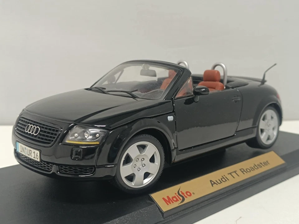 Audi TT 1.8 Turbo Quattro 8N 2003 Black Nero - Maisto 1:18 Usato No box - Immagine 1 di 4