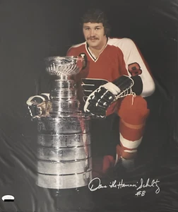 Dave "The Hammer" Schultz signiertes 16x20 Foto - JSA authentifiziert & Echtheitszertifikat - Bild 1 von 3