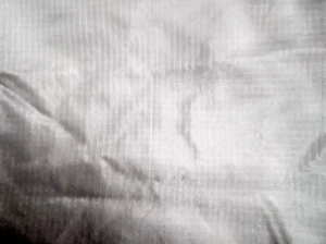 89cm long x 189cm wide White Squared Rip Stop Nylon Fabric Good Quality #L146 - Picture 1 of 3
