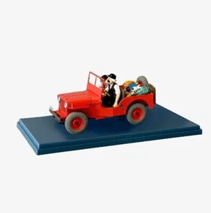 Figurina auto HERGE TINTIN RED JEEP WILLYS #06 1/24 merce autentica - Foto 1 di 11