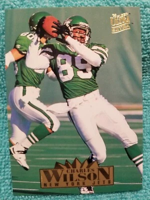 1995 FLEER ULTRA EXTRA CHARLES WILSON #392 NEW YORK JETS - Image 1 of 4