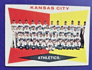 1960 Topps 6th Series Checklist Kansas City Athletics #413 Gray Back NrMt - Picture 1 of 2