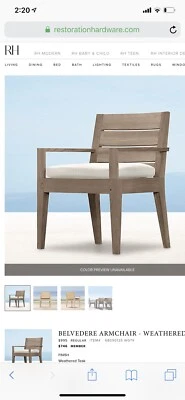 Restoration Hardware Outdoor Furniture Pillows Light Blue 24”x18” New - Image 1 of 4