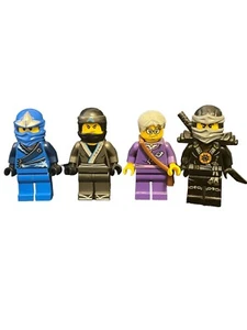 Lego Ninjago Cole njo140, Postman njo164, Nya njo320, Jay ZX njo214 Minifigs - Picture 1 of 3