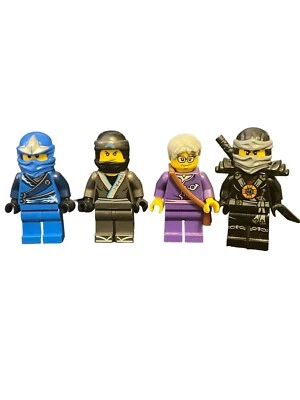 Lego Ninjago Cole njo140, Postman njo164, Nya njo320, Jay ZX njo214 Minifigs - Image 1 of 3