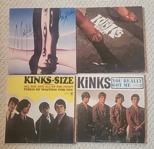 The Kinks Lot 4 Records Low Budget, Misfits & 2 Other Older Kinks Lp's See Photo - Picture 1 of 21