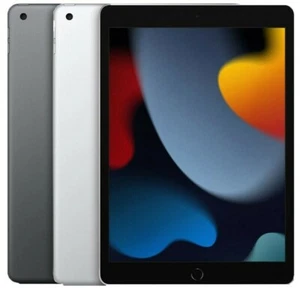 Apple iPad 9 (2021) 10.2" 64GB 256GB Space Gray Silver WiFi or Cellular - Afbeelding 1 van 1