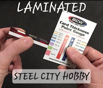 Trading Card Thickness Point Gauge Topload + Magnetic Case Sizing Laminated BCW - Image 1 of 3