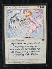 Divine Transformation Legends MTG. Magic The Gathering. LP