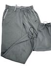 Nike Dri Fit Womens Gray Jogger Sweatpants Size Small W Drawstrings At Ankle