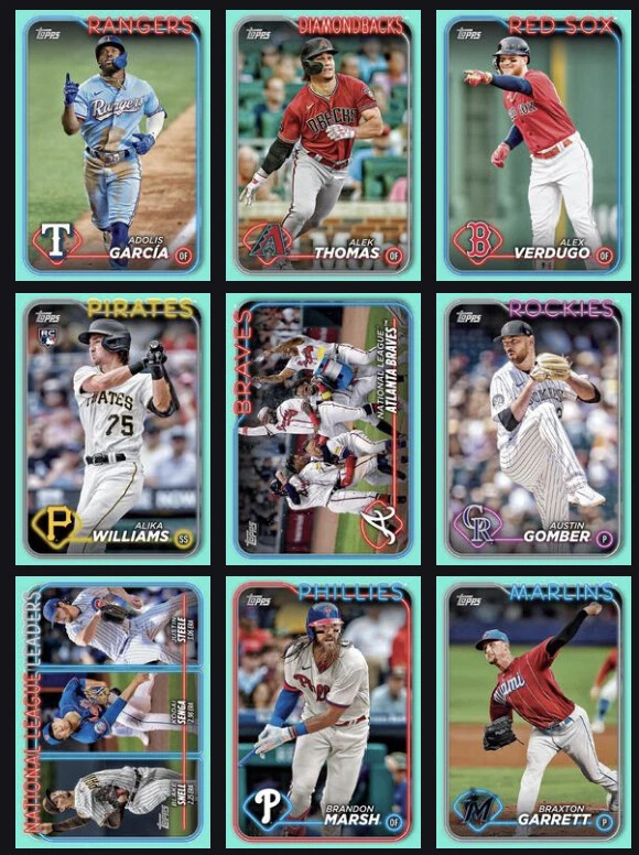 [DIGITAL] Topps Bunt - Baseball 24 S1 - Aqua - A to J - Pick - Image 1 of 1