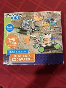 Discovery Kids Digger & Excavator Metal Twin Pack - Picture 1 of 1