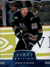 2002-03 BAP First Edition Capitals Hockey Card #2 Sergei Gonchar