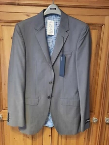 M&S Slim Fit Anzug grau - Sakko 38" L Weste & Hose 36" L - neu mit Etikett - Bild 1 von 2