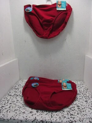 Bikini Vanity Fair para mujer 6 pares 18291 Beyond Comfort rojo talla 7/L ¡Nuevo!!! Foto 1 de 2
