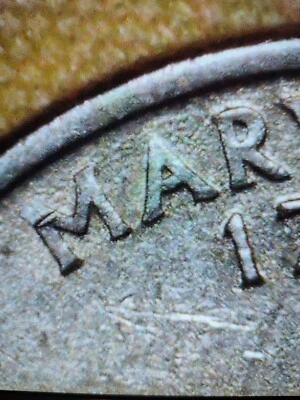 2000 P Maryland State Quarter Die Chip Double Strike  - Image 1 of 4