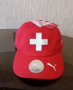 Neu mit Etikett Puma Schweiz Schweizer National Fußball Cap Mütze - Bild 1 von 6