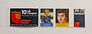 Loblaws NHL Action Players 1974-75 Sticker Briefmarken mit Ron Ellis - Bild 1 von 4