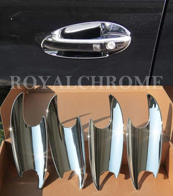 UK STOCK x4 CHROME Door Handle Insert Cups for Mercedes M ML GL R A B CLASS W164 - Image 1 of 4