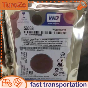 Western Digital WD5000LPVX 500GB 5400RPM SATA 2.5" HDD Hard Disk Drive 7mm - Picture 1 of 5