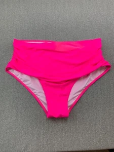 Bikini Tankini Swimsuit Bottoms Womens size 20W Hot Pink Tummy Control Mix Match - Picture 1 of 13