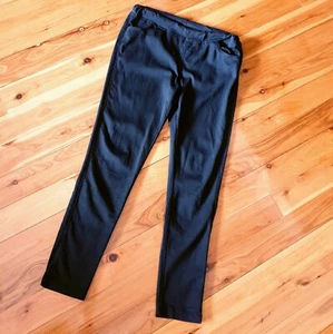 Women's size L Gorgeous black elastic waist skinny pants - Picture 1 of 4