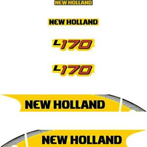 New Holland L170 Decals Stickers Repro Aftermarket Decals Kit