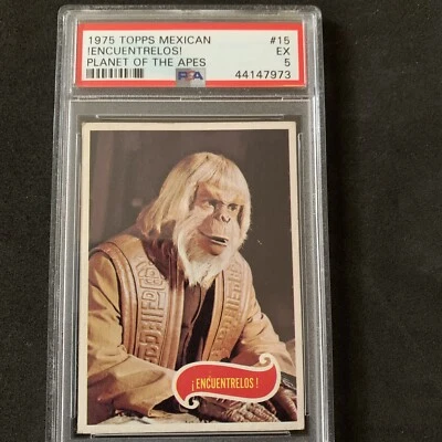 1975 Topps PSA 5 Planet Of The Apes Mexico Variant Mexican CardVery Rare - Image 1 of 4