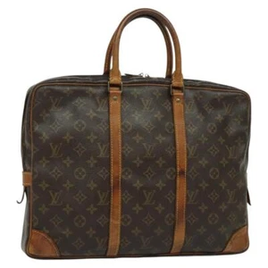Auténtico bolso de negocios Louis Vuitton con monograma Porte Documents Voyage M52005 LV 119502 - Imagen 1 de 22