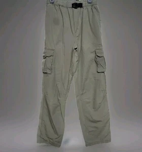 Drawstring Pants Size S Hiking Straight Legs Cargo Vtg 80s 90s White Sierra - Picture 1 of 7