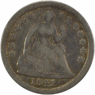 1842-O Liberty Seated Silver Half Dime VF Uncertified #316 - Image 1 of 2